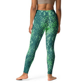Satin Sprint Texture Yoga Leggings